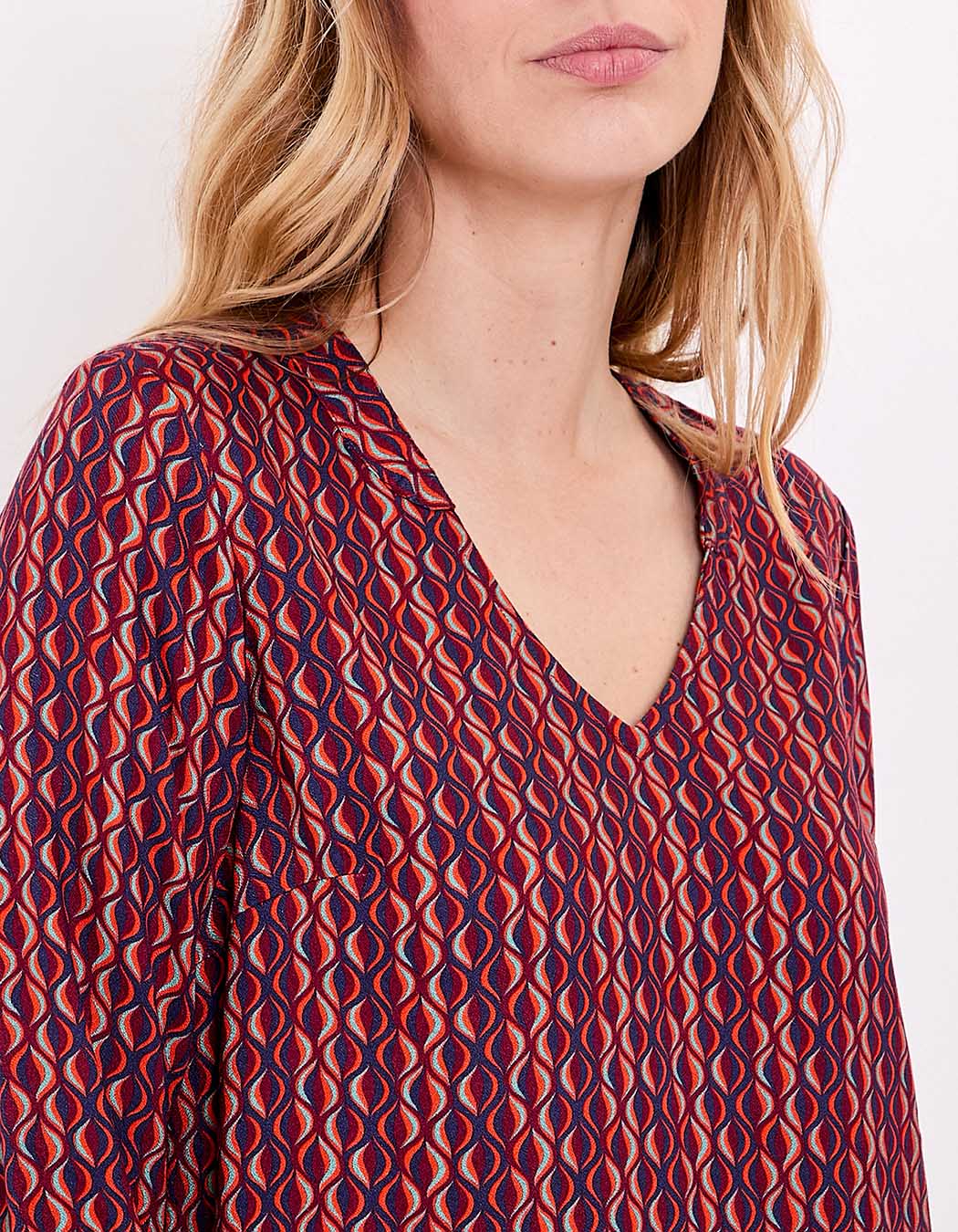 Flowy V-neck blouse femme Princesse Nomade