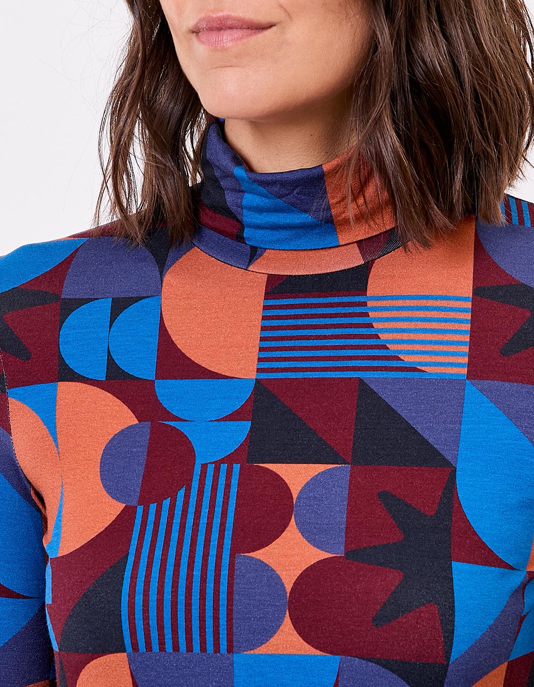 Flowy turtleneck T-shirt femme Princesse Nomade