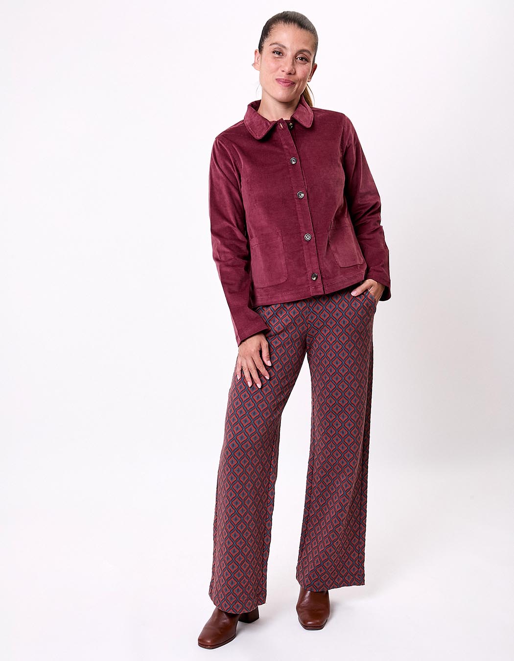 Organic corduroy jacket femme Princesse Nomade
