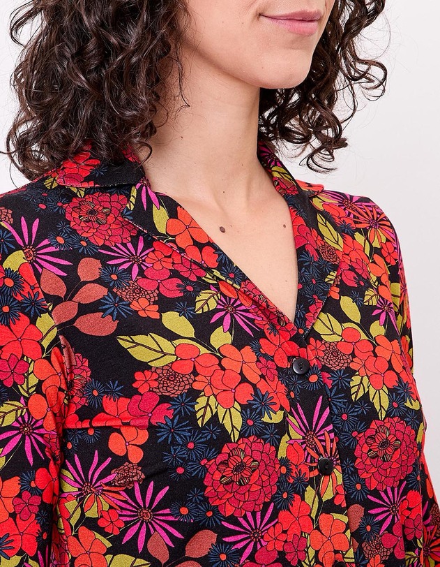Fluid knit blouse femme Princesse Nomade