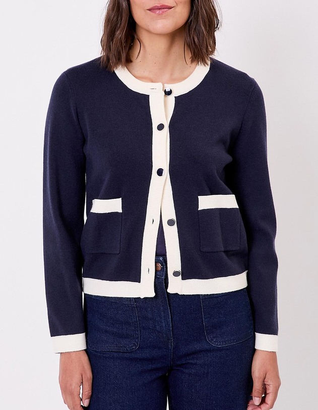 Compact knit cardigan jacket femme Princesse Nomade
