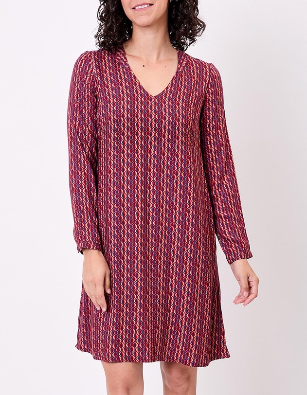 Lined flowy loose-fit dress femme Princesse Nomade