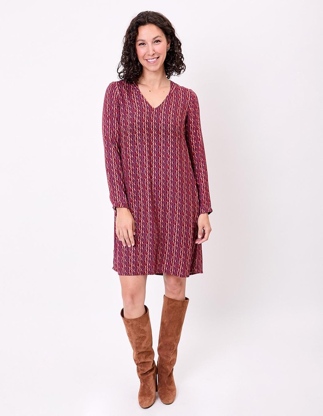 Lined flowy loose-fit dress femme Princesse Nomade