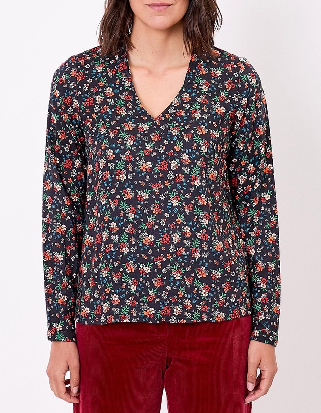 Flowy V-neck blouse femme Princesse Nomade