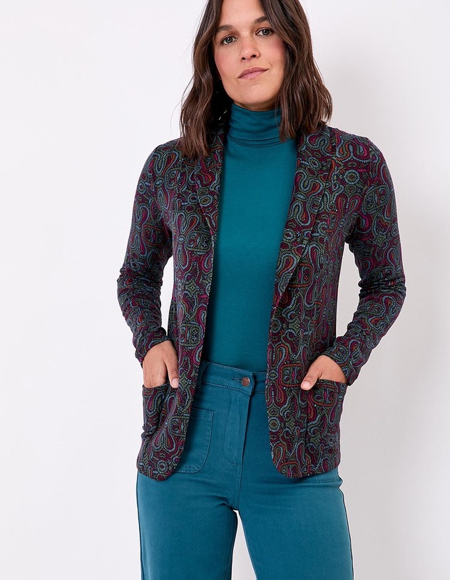 Soft jersey knit jacket femme La Fianc&eacute;e
