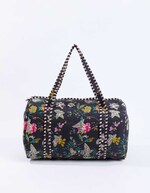 Printed bowling-style weekend bag femme La Fiancée