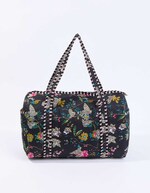 Printed bowling-style weekend bag femme La Fiancée