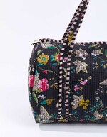 Printed bowling-style weekend bag femme La Fiancée