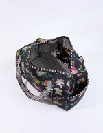 Printed bowling-style weekend bag femme La Fiancée