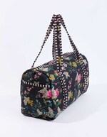 Printed bowling-style weekend bag femme La Fiancée