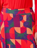 Flared fluid knit midi skirt femme Princesse Nomade
