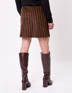 Flared velvet mini skirt femme Princesse Nomade