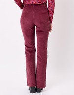 Organic corduroy flare trousers femme Princesse Nomade