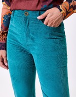 Organic corduroy flare trousers femme Princesse Nomade