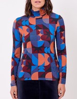 Flowy turtleneck T-shirt femme Princesse Nomade