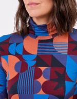 Flowy turtleneck T-shirt femme Princesse Nomade
