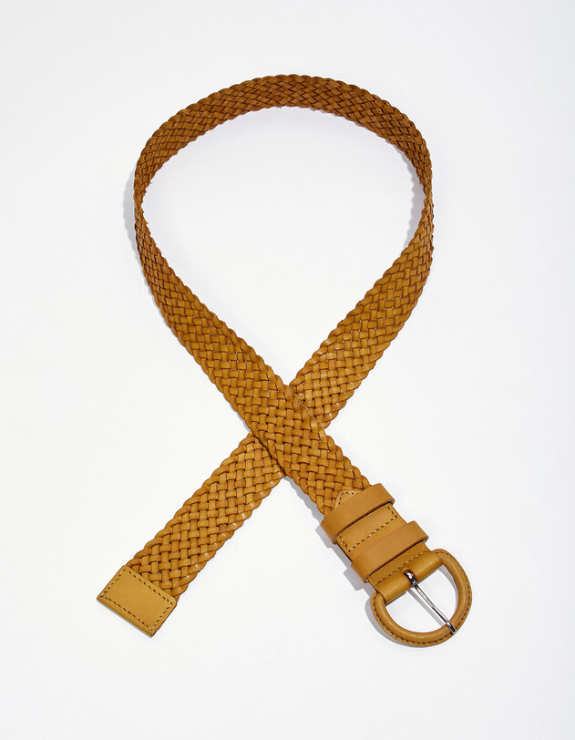Wide leather belt femme La Fianc&eacute;e