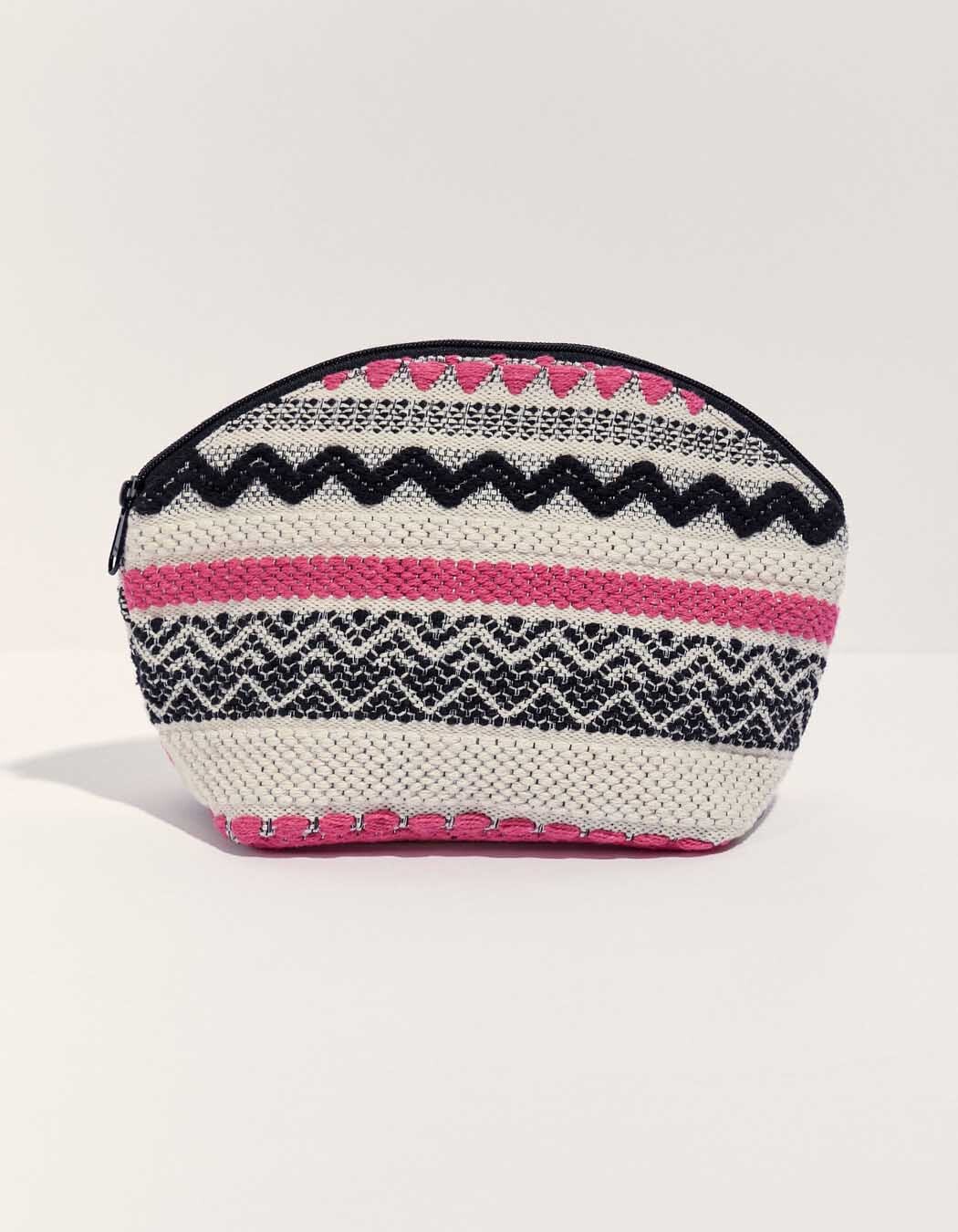 Large zipped cotton pouch femme La Fiancée