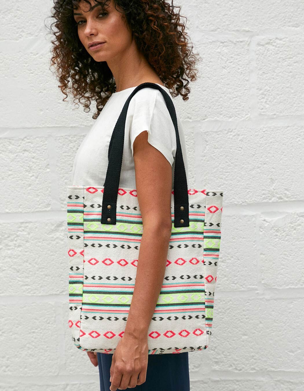 Fancy cotton tote bag femme La Fianc&eacute;e