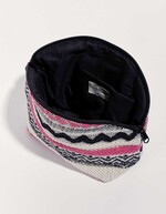 Large zipped cotton pouch femme La Fiancée