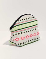 Large zipped cotton pouch femme La Fiancée