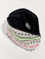 Large zipped cotton pouch femme La Fiancée
