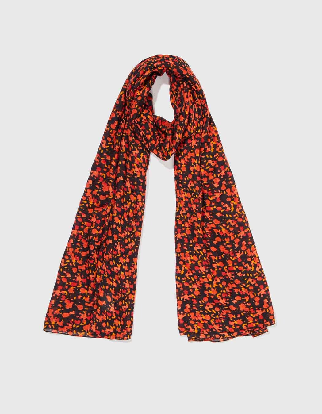 Ecovero large printed scarf femme La Fianc&eacute;e