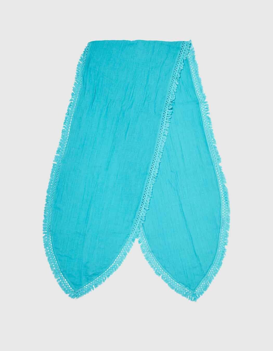 Large cotton gauze stole femme La Fiancée