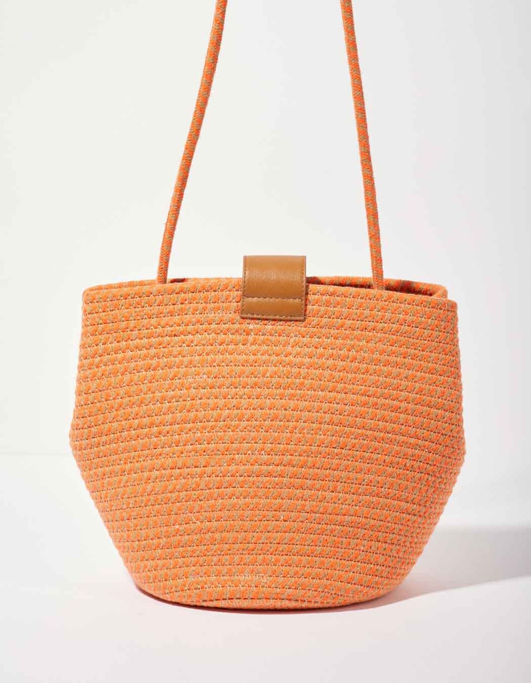 Gold rope basket spirit bag femme La Fiancée
