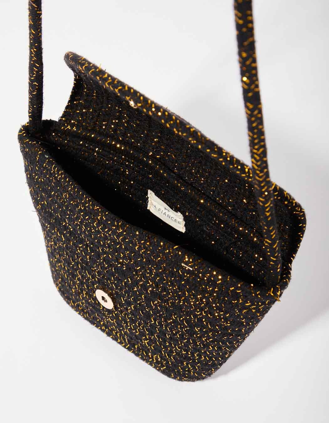 Gold rope shoulder bag femme La Fiancée