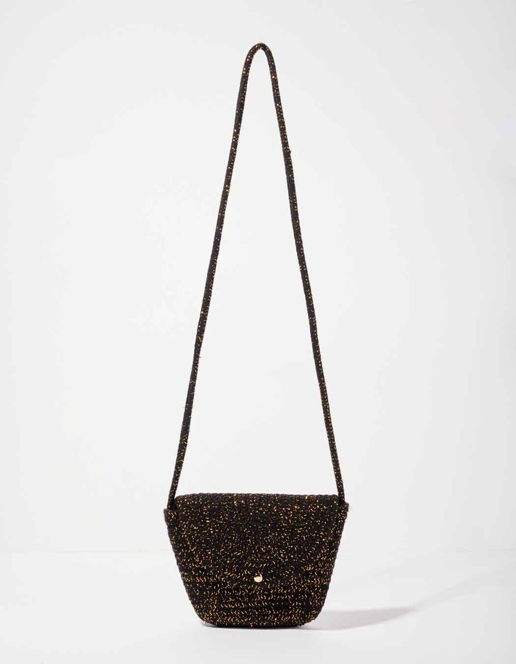 Gold rope shoulder bag femme La Fiancée