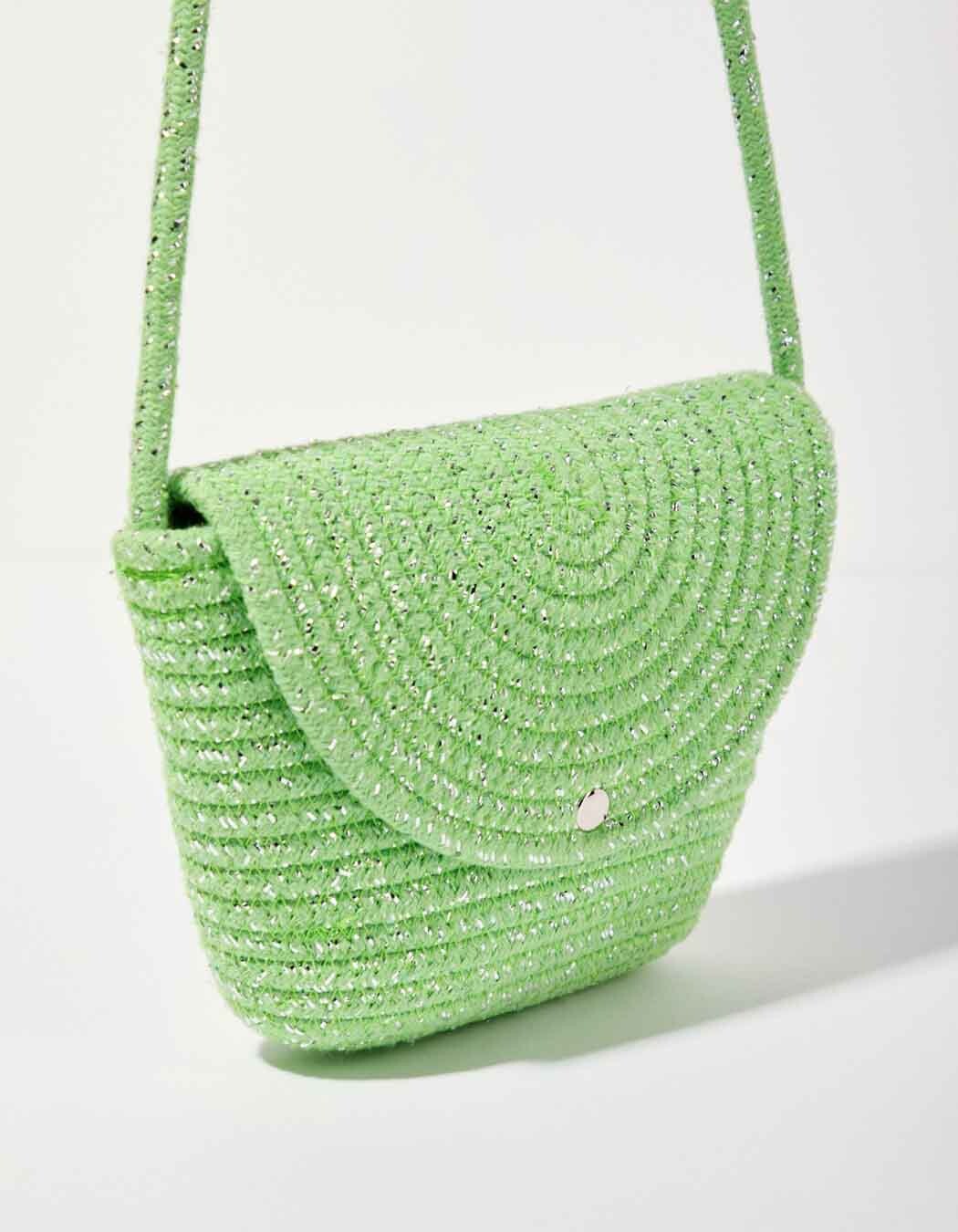 Gold rope shoulder bag femme La Fiancée