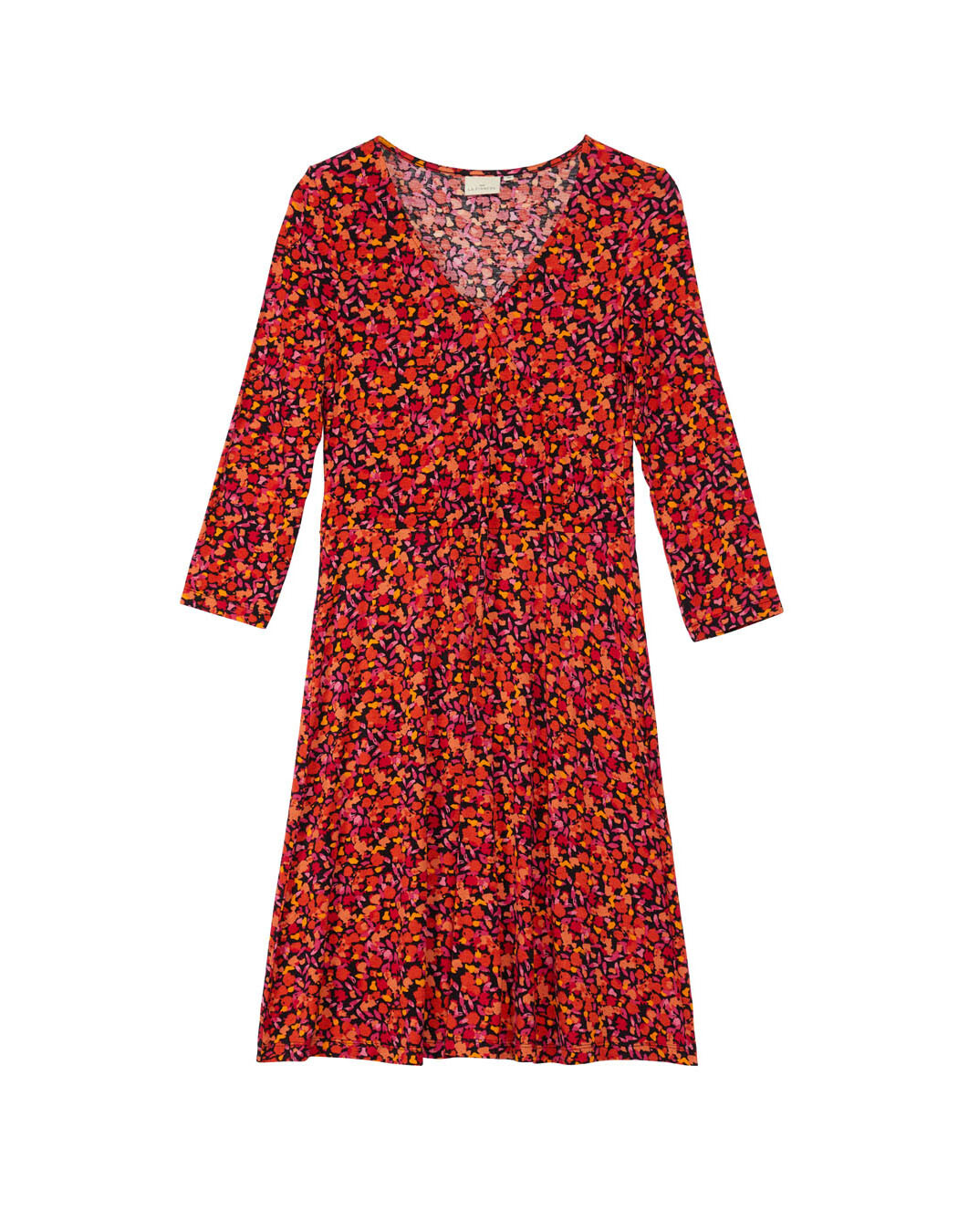 Ecovero double-breasted knit dress femme La Fiancée