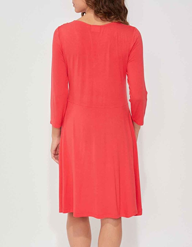 Ecovero double-breasted knit dress femme La Fianc&eacute;e