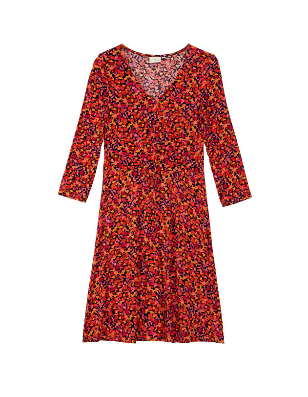 Ecovero double-breasted knit dress femme La Fianc&eacute;e