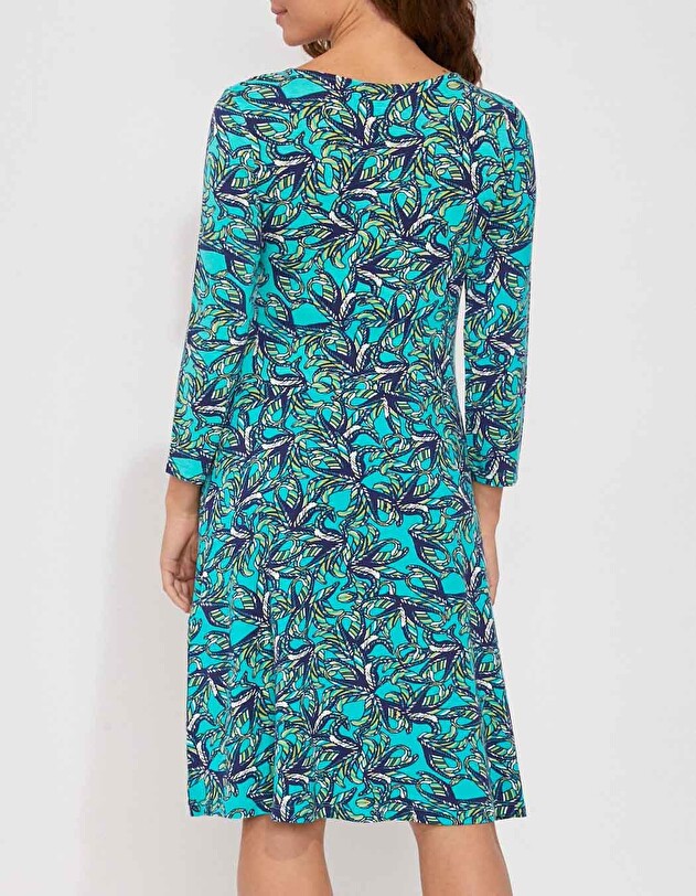 Ecovero double-breasted knit dress femme La Fianc&eacute;e