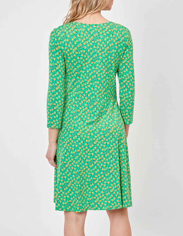 Ecovero double-breasted knit dress femme La Fianc&eacute;e