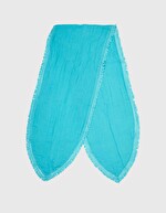Large cotton gauze stole femme La Fiancée