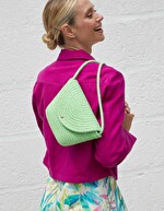 Gold rope shoulder bag femme La Fiancée