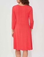 Ecovero double-breasted knit dress femme La Fiancée