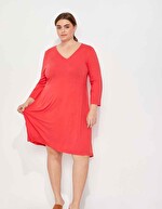 Ecovero double-breasted knit dress femme La Fiancée