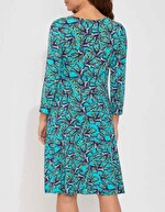 Ecovero double-breasted knit dress femme La Fiancée