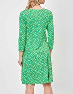 Ecovero double-breasted knit dress femme La Fiancée