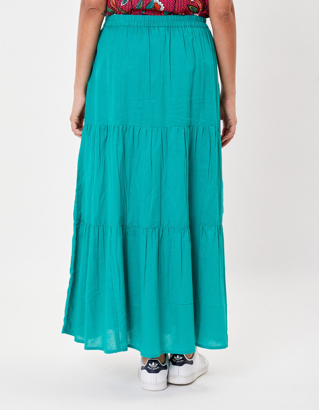 Long ruffled skirt organic cotton femme La Fiancée