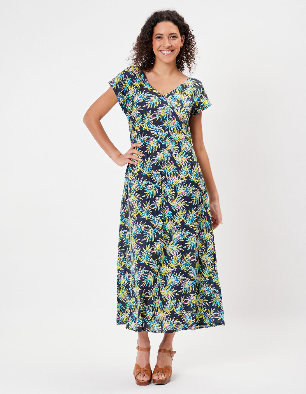 Organic cotton long dress femme La Fiancée