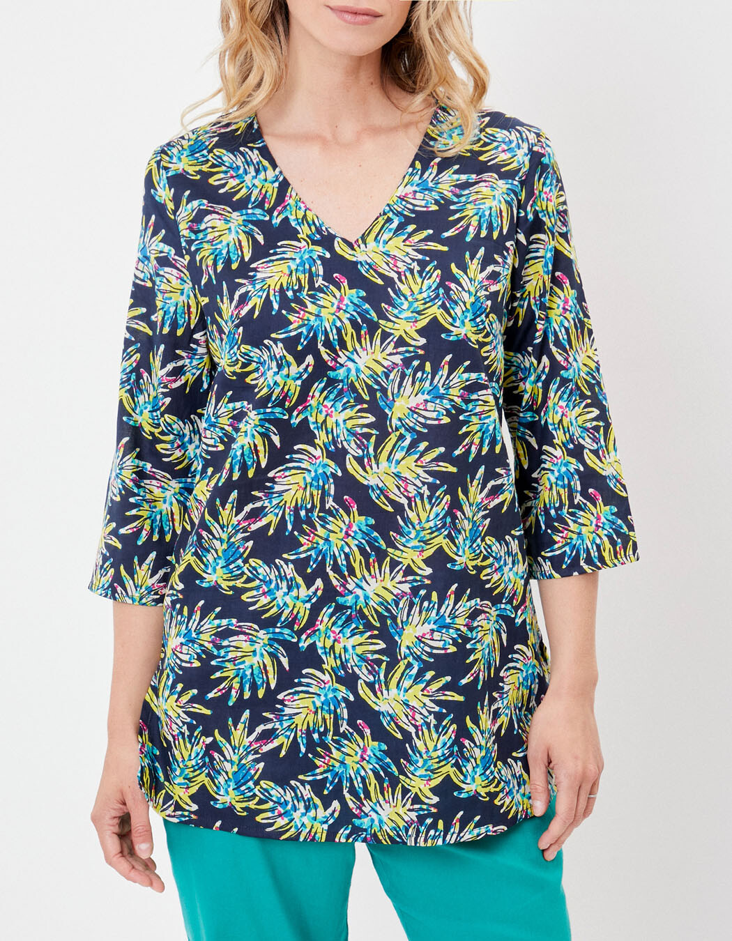 Organic cotton voile tunic femme La Fiancée