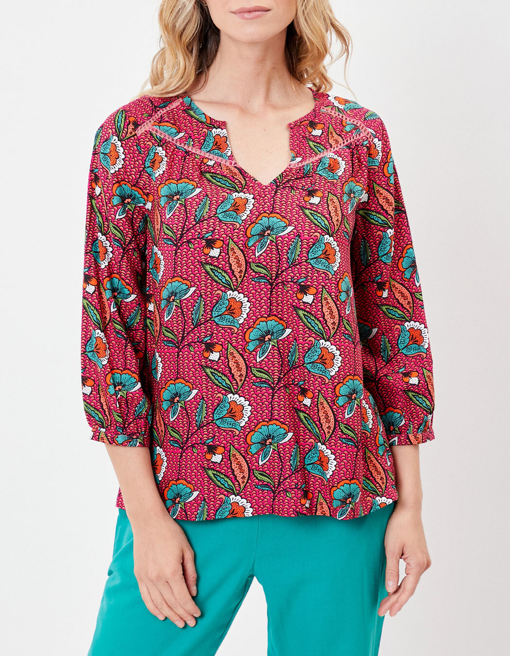 Loose-fitting flowing blouse femme La Fianc&eacute;e