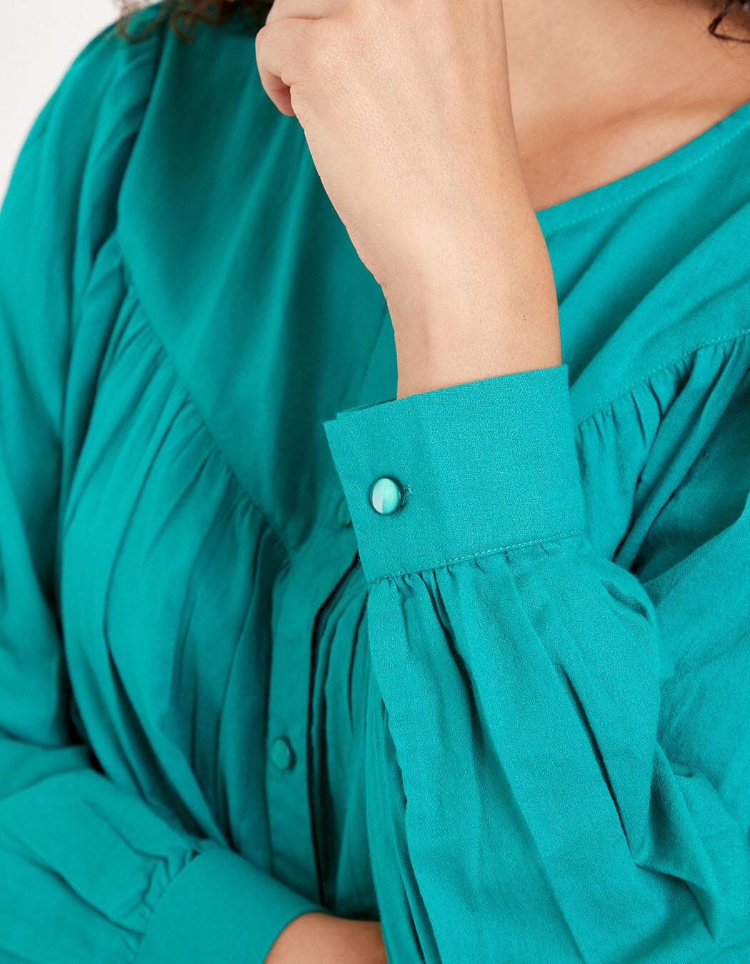 Loose-fitting organic cotton blouse femme La Fiancée