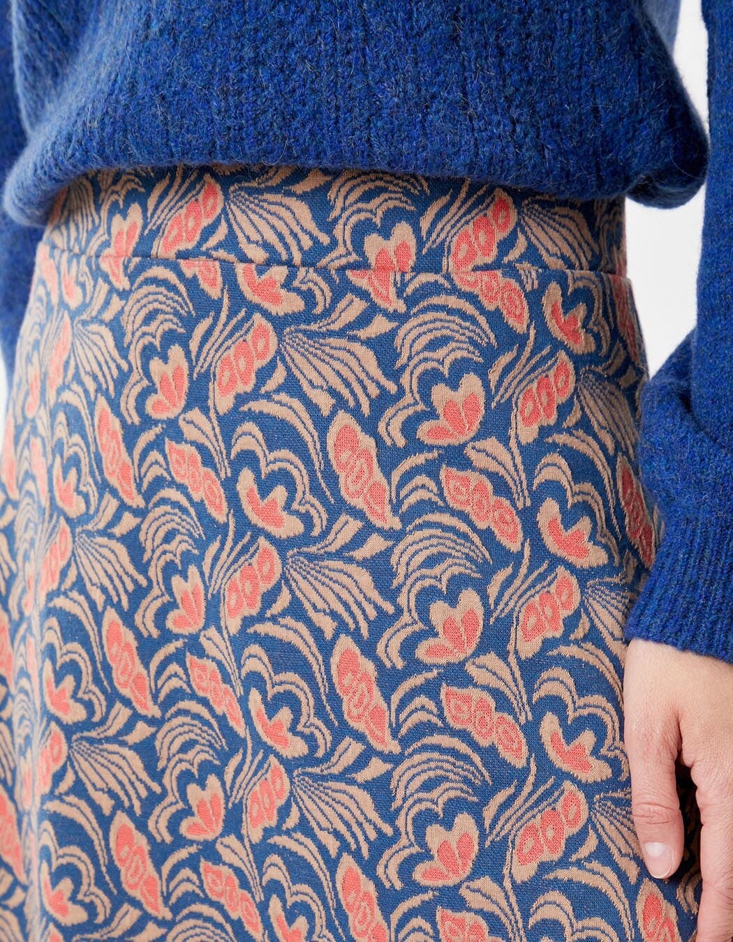 Soft-knit trapeze skirt femme La Fiancée