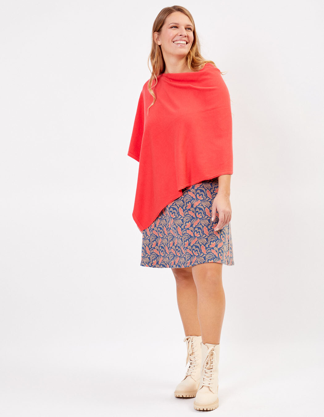 Soft-knit trapeze skirt femme La Fiancée